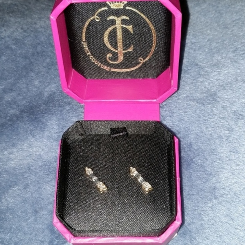 💖JUICY COUTURE Pave Arrow Studs - Picture 4 of 5